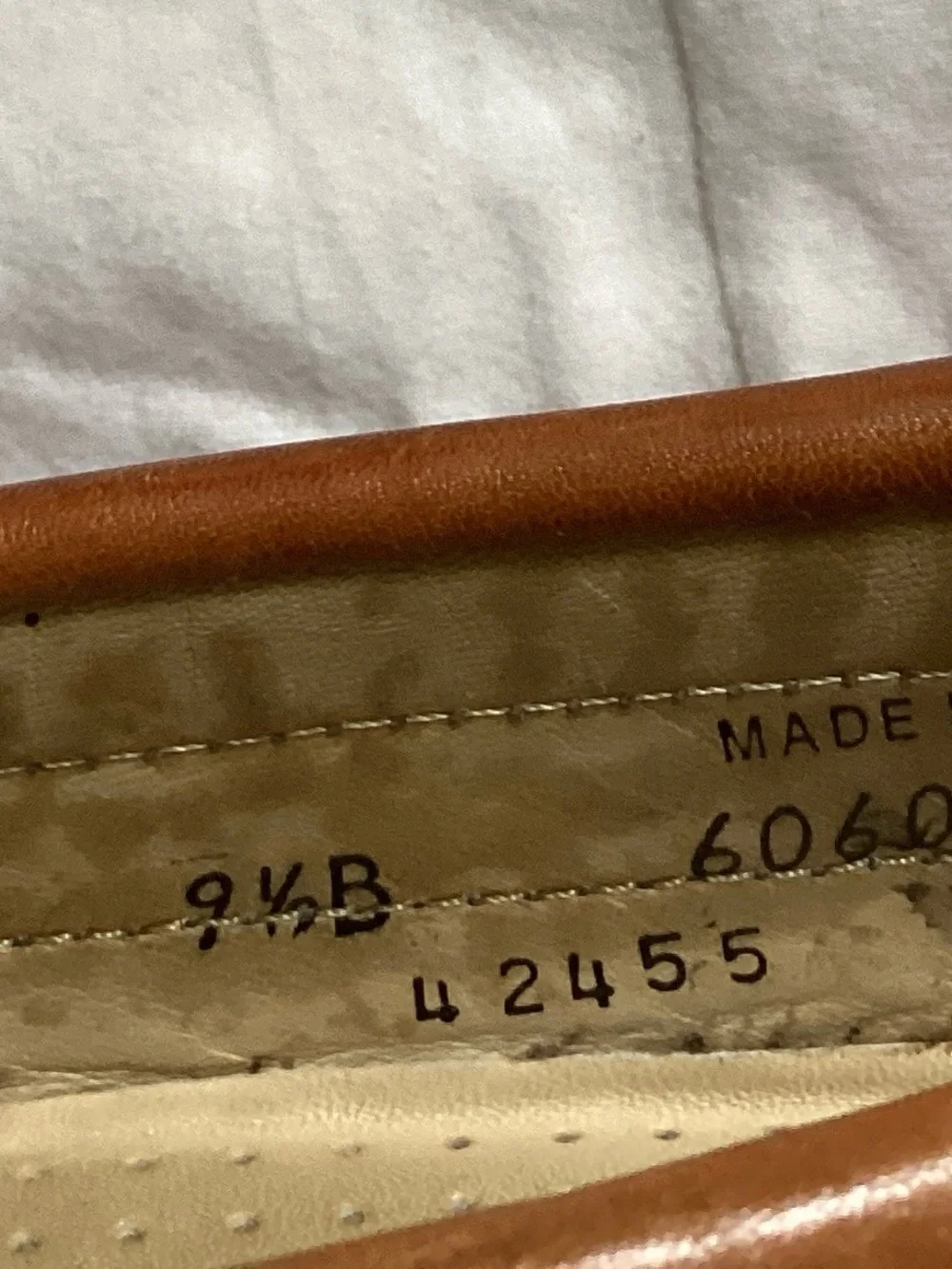 Allen Edmonds Cognac Brown Leather Slip-On Loafers